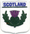 Embroidered Badges - Scotland (Thistle)